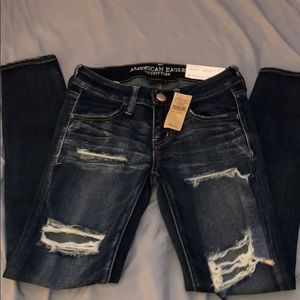 American eagle ripped jeans